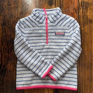 Vineyard Vines Girls Half Zip Sweater